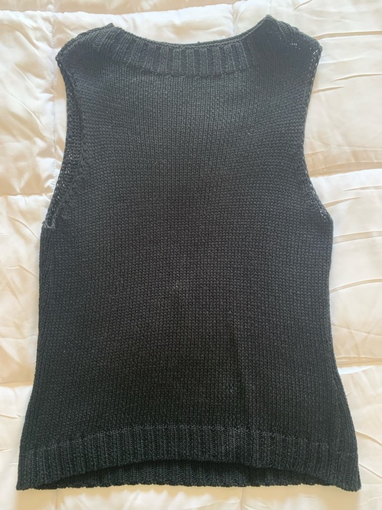 Valerie Stevens Sweaters - Valerie Stevens Black Sleeveless Knit Sweater. Women’s L